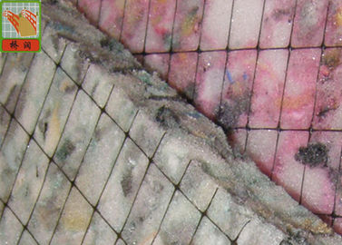 Plastic Carpet Cushion Netting PP Materials Mildew Resistant Hole Open 15mmx 25mm